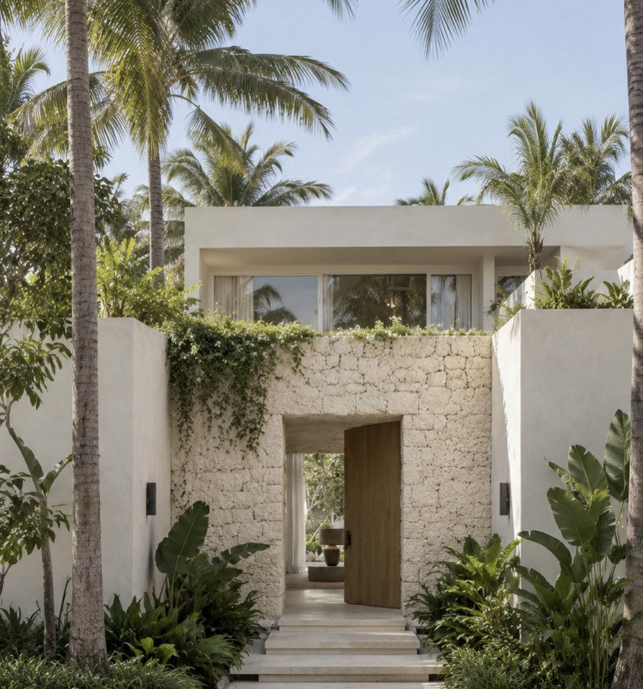 Stone entrance